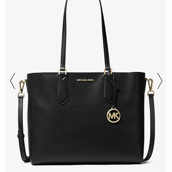 MK Kimberly Large Pebbled Leather and Logo 3-in-1 Tote Bag Set 35H9GKFT9T - Picture 3 of 17